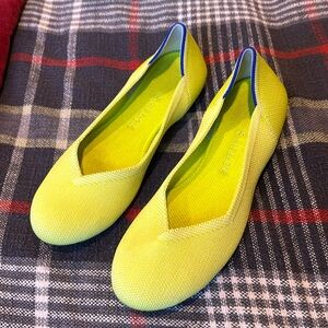 Rothy’s bright neon yellow 6.5